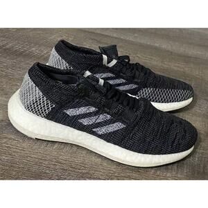 Adidas Pure Boost Black Ultra Comfort Running Shoes Womens 8.5 Fast Ship